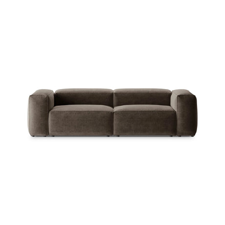 Bergamo 3-Sitzer Sofa aus Strukturierter Stoff in Cappuccino (Liberty 5), 264x108x70 cm von Cosmopolitan Design – Bild 1