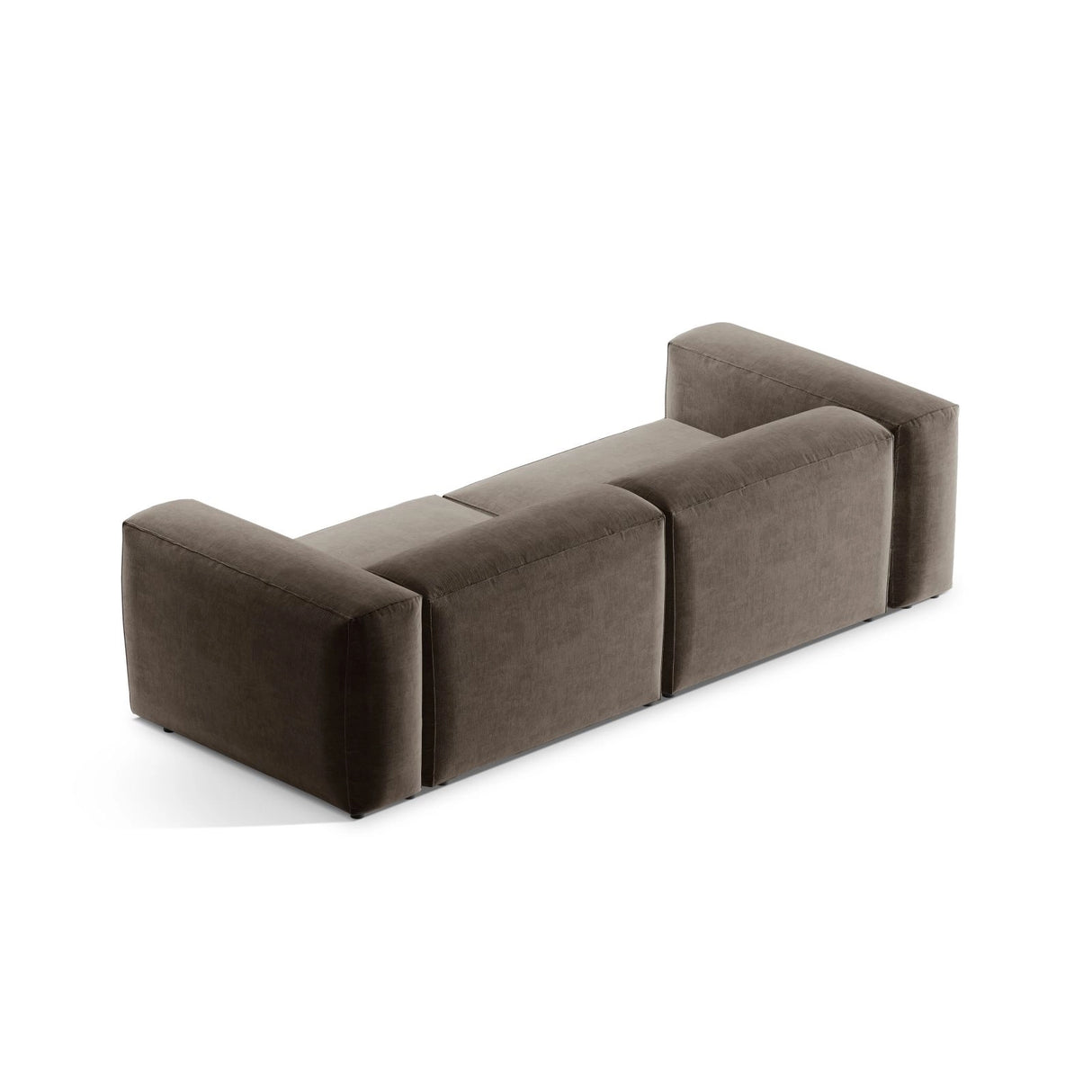 Bergamo 3-Sitzer Sofa aus Strukturierter Stoff in Cappuccino (Liberty 5), 264x108x70 cm von Cosmopolitan Design – Bild 5