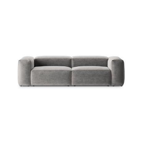 Bergamo 3-Sitzer Sofa aus Strukturierter Stoff in Hellgrau (Liberty 18), 264x108x70 cm von Cosmopolitan Design – Bild 1