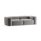 Bergamo 3-Sitzer Sofa aus Strukturierter Stoff in Hellgrau (Liberty 18), 264x108x70 cm von Cosmopolitan Design – Bild 4