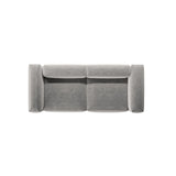 Bergamo 3-Sitzer Sofa aus Strukturierter Stoff in Hellgrau (Liberty 18), 264x108x70 cm von Cosmopolitan Design – Bild 6