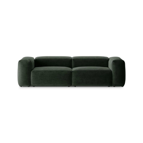 Bergamo 3-Sitzer Sofa aus Strukturierter Stoff in Moosgrün (Liberty 12), 264x108x70 cm von Cosmopolitan Design – Bild 1