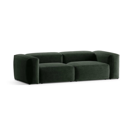 Bergamo 3-Sitzer Sofa aus Strukturierter Stoff in Moosgrün (Liberty 12), 264x108x70 cm von Cosmopolitan Design – Bild 4