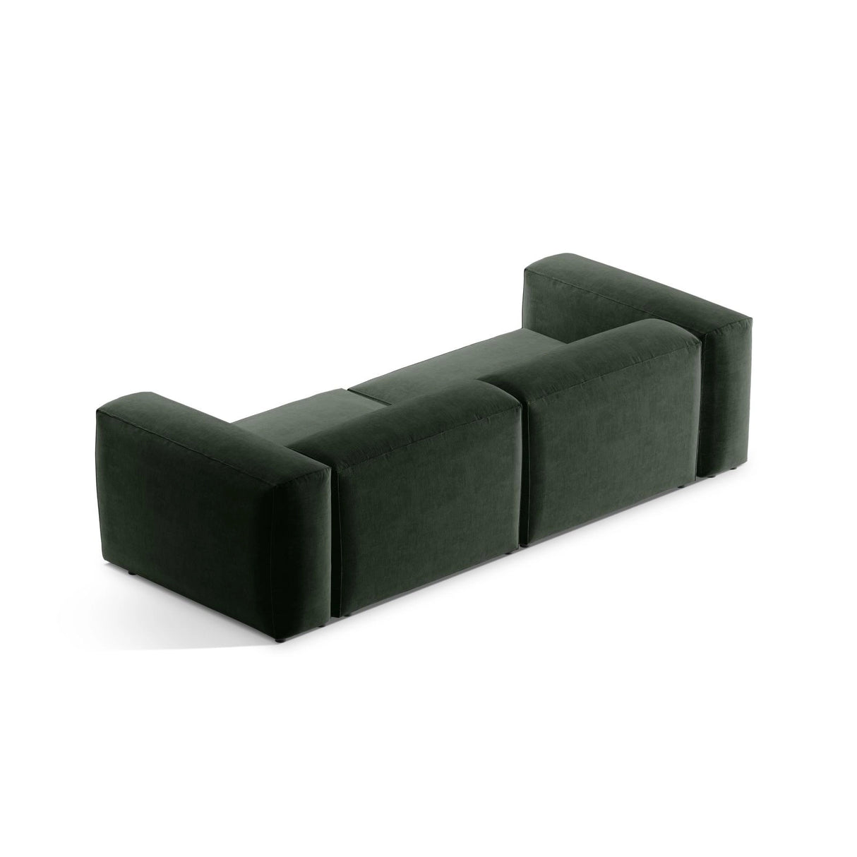 Bergamo 3-Sitzer Sofa aus Strukturierter Stoff in Moosgrün (Liberty 12), 264x108x70 cm von Cosmopolitan Design – Bild 5