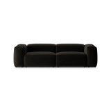 Bergamo 3-Sitzer Sofa aus Strukturierter Stoff in Schwarz (Liberty 22), 264x108x70 cm von Cosmopolitan Design – Bild 1
