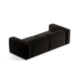 Bergamo 3-Sitzer Sofa aus Strukturierter Stoff in Schwarz (Liberty 22), 264x108x70 cm von Cosmopolitan Design – Bild 5