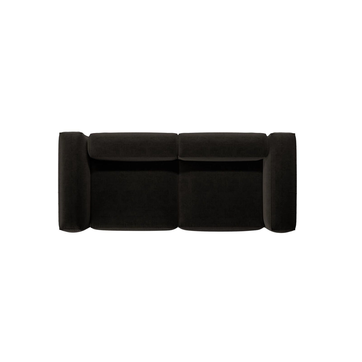 Bergamo 3-Sitzer Sofa aus Strukturierter Stoff in Schwarz (Liberty 22), 264x108x70 cm von Cosmopolitan Design – Bild 6