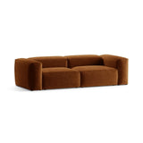 Bergamo 3-Sitzer Sofa aus Strukturierter Stoff in Ziegelstein (Liberty 9), 264x108x70 cm von Cosmopolitan Design – Bild 4