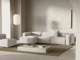 Bergamo 4-Sitzer Ecksofa, Linke Seite, aus Cord oder Strukturstoff, 344x152x70 cm von Cosmopolitan Design – Bild 2