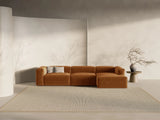 Bergamo 4-Sitzer Ecksofa, Rechte Seite, aus Strukturierter Stoff in Ziegelstein (Liberty 9), 344x152x70 cm von Cosmopolitan Design – Bild 2