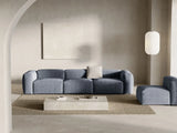 Bergamo 4-Sitzer Sofa aus Cord in Gedämpftes Blau (Perla 45), 364x108x70 cm von Cosmopolitan Design – Bild 2
