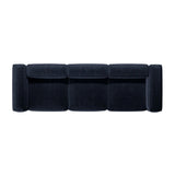 Bergamo 4-Sitzer Sofa aus Cord in Marineblau (Perla 40), 364x108x70 cm von Cosmopolitan Design – Bild 6