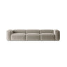 Bergamo 4-Sitzer Sofa aus Cord oder Strukturstoff, 364x108x70 cm von Cosmopolitan Design – Bild 1