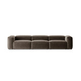 Bergamo 4-Sitzer Sofa aus Strukturierter Stoff in Cappuccino (Liberty 5), 364x108x70 cm von Cosmopolitan Design – Bild 1