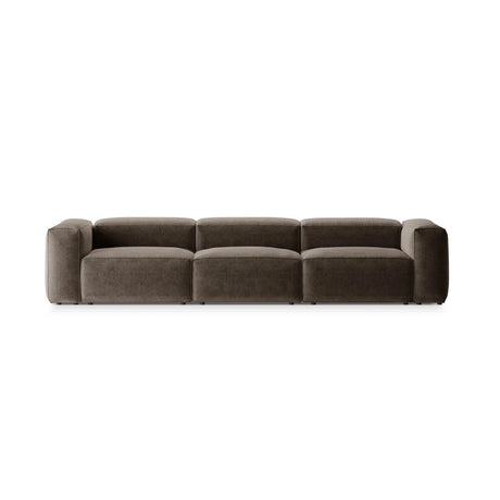 Bergamo 4-Sitzer Sofa aus Strukturierter Stoff in Cappuccino (Liberty 5), 364x108x70 cm von Cosmopolitan Design – Bild 1