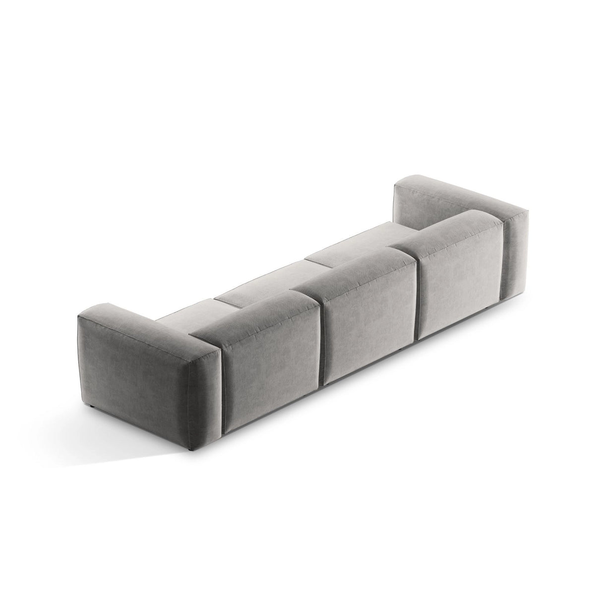 Bergamo 4-Sitzer Sofa aus Strukturierter Stoff in Hellgrau (Liberty 18), 364x108x70 cm von Cosmopolitan Design – Bild 5