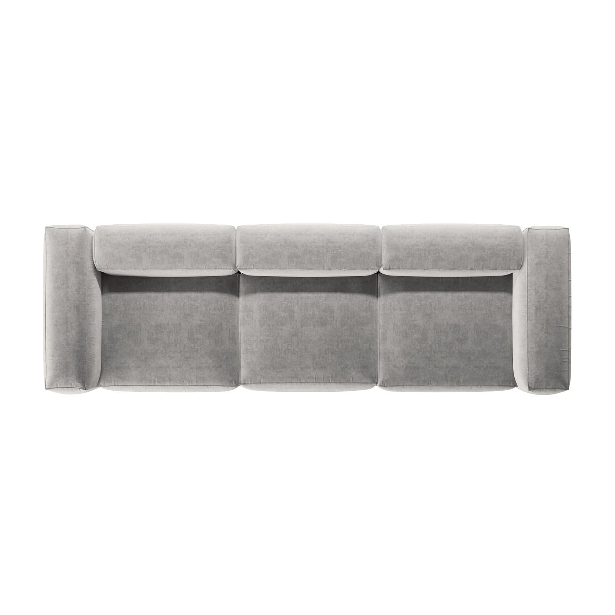 Bergamo 4-Sitzer Sofa aus Strukturierter Stoff in Hellgrau (Liberty 18), 364x108x70 cm von Cosmopolitan Design – Bild 6