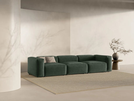 Bergamo 4-Sitzer Sofa aus Strukturierter Stoff in Moosgrün (Liberty 12), 364x108x70 cm von Cosmopolitan Design – Bild 2