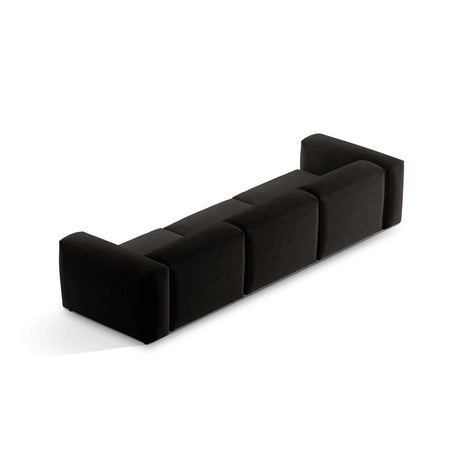 Bergamo 4-Sitzer Sofa aus Strukturierter Stoff in Schwarz (Liberty 22), 364x108x70 cm von Cosmopolitan Design – Bild 5