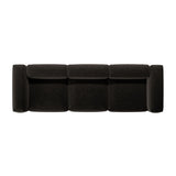 Bergamo 4-Sitzer Sofa aus Strukturierter Stoff in Schwarz (Liberty 22), 364x108x70 cm von Cosmopolitan Design – Bild 6