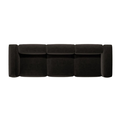 Bergamo 4-Sitzer Sofa aus Strukturierter Stoff in Schwarz (Liberty 22), 364x108x70 cm von Cosmopolitan Design – Bild 6