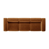 Bergamo 4-Sitzer Sofa aus Strukturierter Stoff in Ziegelstein (Liberty 9), 364x108x70 cm von Cosmopolitan Design – Bild 6