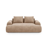 Calma 2-Sitzer Sofa aus Samt in Dunkelbeige (Vogue 3), 175x100x84 cm von Cosmopolitan Design – Bild 1