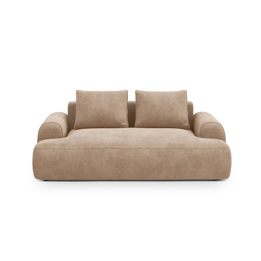 Calma 2-Sitzer Sofa aus Samt in Dunkelbeige (Vogue 3), 175x100x84 cm von Cosmopolitan Design – Bild 1