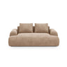 Calma 2-Sitzer Sofa aus Samt in Dunkelbeige (Vogue 3), 175x100x84 cm von Cosmopolitan Design – Bild 1