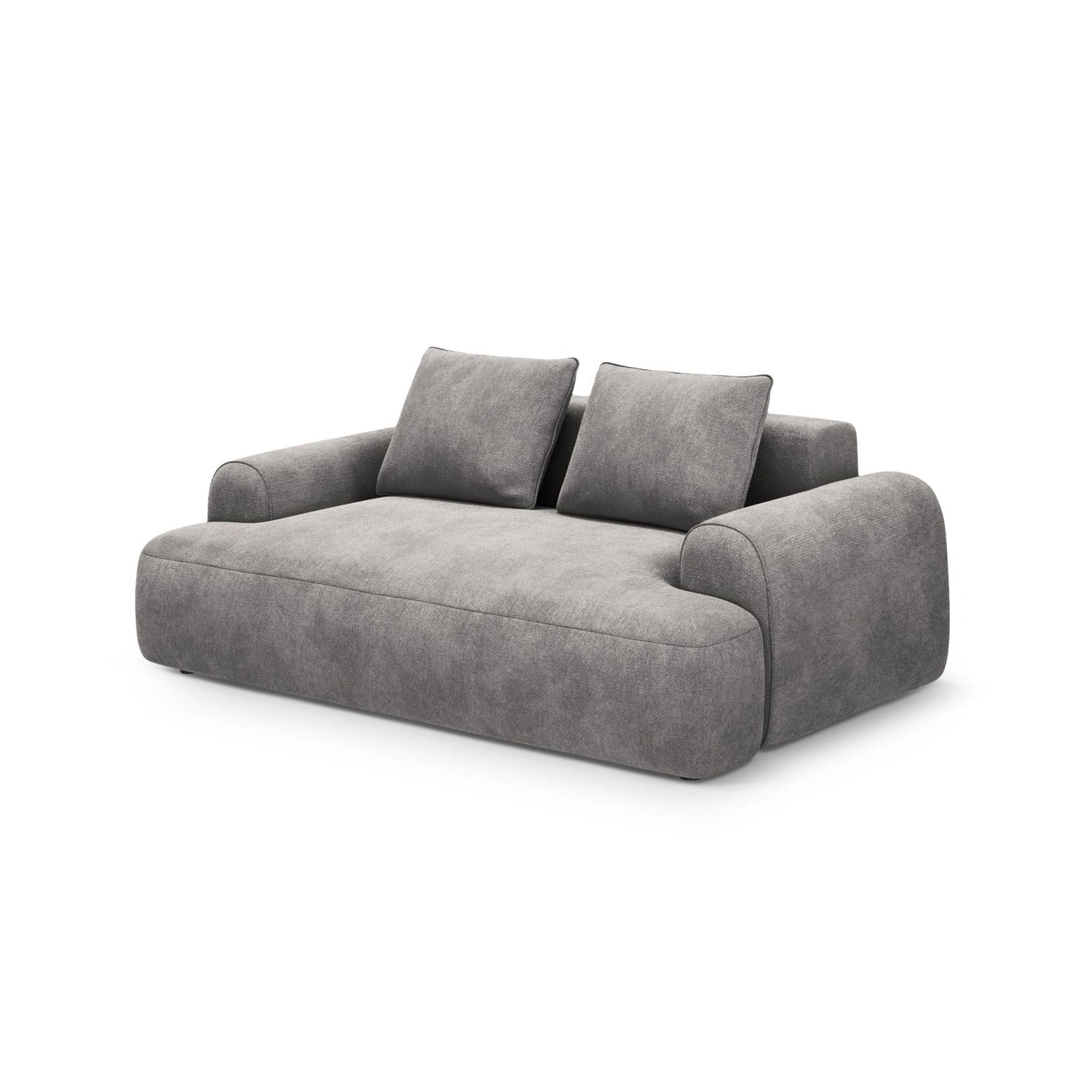 Calma 2-Sitzer Sofa aus Samt in Grau (Vogue 15), 175x100x84 cm von Cosmopolitan Design – Bild 3