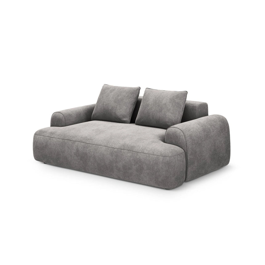 Calma 2-Sitzer Sofa aus Samt in Grau (Vogue 15), 175x100x84 cm von Cosmopolitan Design – Bild 3