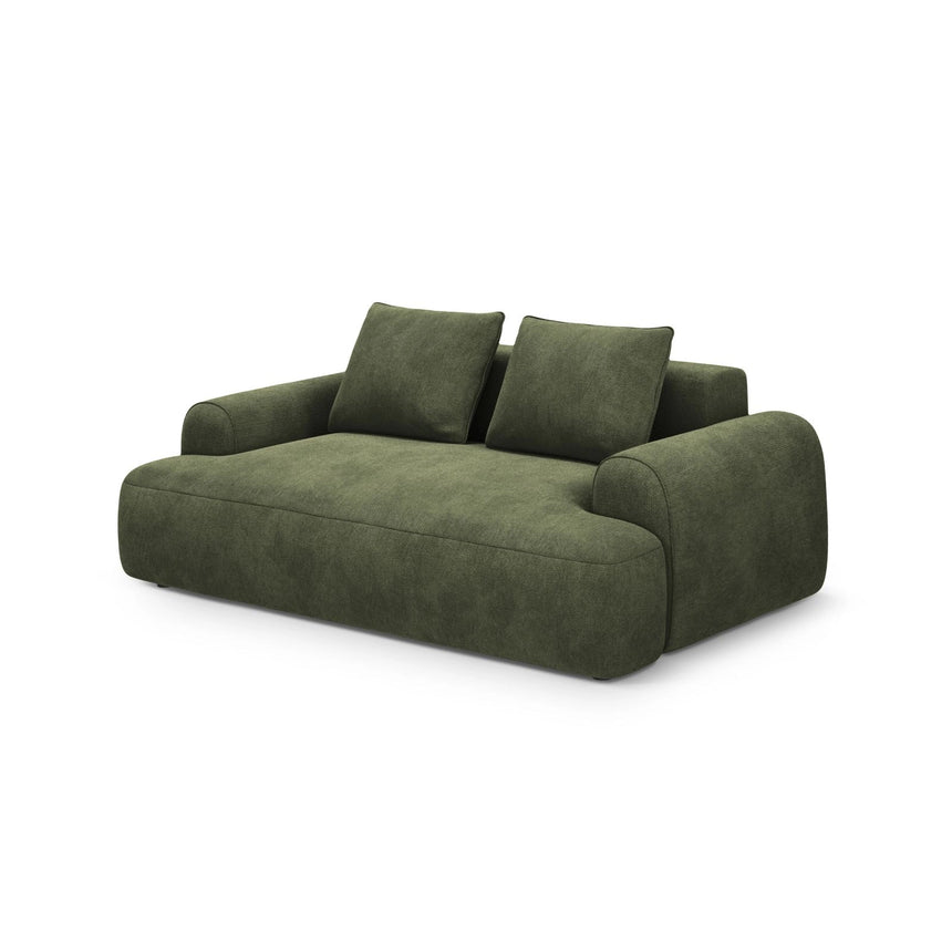 Calma 2-Sitzer Sofa aus Samt in Grün (Vogue 11), 175x100x84 cm von Cosmopolitan Design – Bild 3