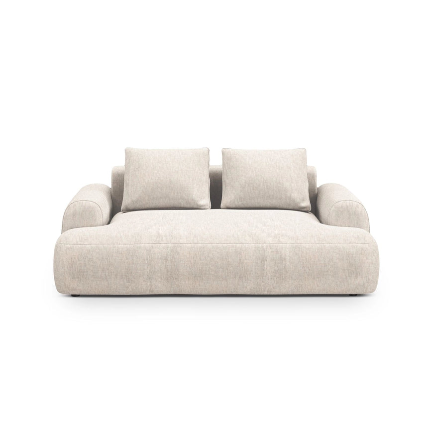 Calma 2-Sitzer Sofa aus Strukturierter Stoff in Hellbeige (Baltimore Sand), 175x100x84 cm von Cosmopolitan Design – Bild 1