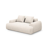 Calma 2-Sitzer Sofa aus Strukturierter Stoff in Hellbeige (Baltimore Sand), 175x100x84 cm von Cosmopolitan Design – Bild 3