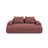 Calma 2-Sitzer Sofa aus Strukturierter Stoff in Rot (Baltimore Marsala), 175x100x84 cm von Cosmopolitan Design – Bild 1