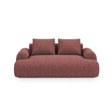 Calma 2-Sitzer Sofa aus Strukturierter Stoff in Rot (Baltimore Marsala), 175x100x84 cm von Cosmopolitan Design – Bild 1
