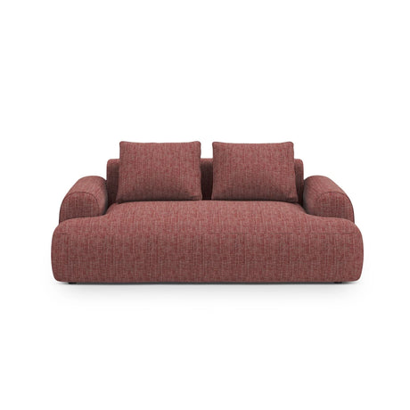 Calma 2-Sitzer Sofa aus Strukturierter Stoff in Rot (Baltimore Marsala), 175x100x84 cm von Cosmopolitan Design – Bild 1