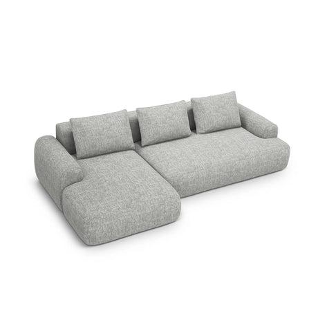 Calma 3-Sitzer Ecksofa mit Schlaffunktion und Stauraum, Linke Seite, aus Strukturierter Stoff in Olive (Baltimore Pistachio), 275x142x84 cm von Cosmopolitan Design – Bild 1