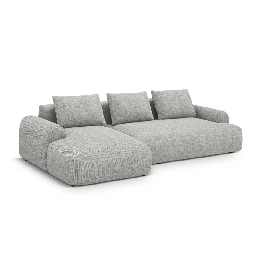 Calma 3-Sitzer Ecksofa mit Schlaffunktion und Stauraum, Linke Seite, aus Strukturierter Stoff in Olive (Baltimore Pistachio), 275x142x84 cm von Cosmopolitan Design – Bild 3