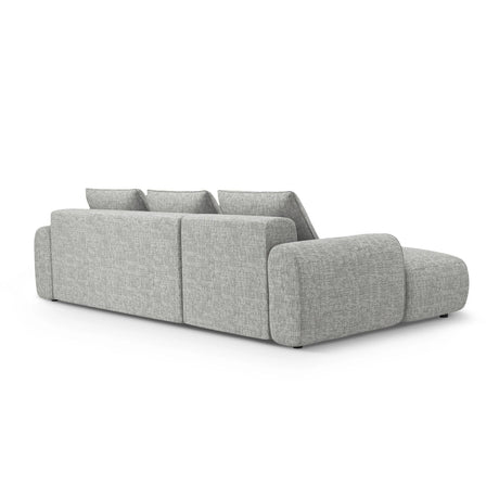 Calma 3-Sitzer Ecksofa mit Schlaffunktion und Stauraum, Linke Seite, aus Strukturierter Stoff in Olive (Baltimore Pistachio), 275x142x84 cm von Cosmopolitan Design – Bild 5