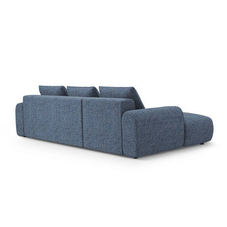 Calma 3-Sitzer Ecksofa mit Schlaffunktion und Stauraum, Linke Seite, aus Strukturierter Stoff in Sunflower Melange (Baltimore Mostaza), 275x142x84 cm von Cosmopolitan Design – Bild 5