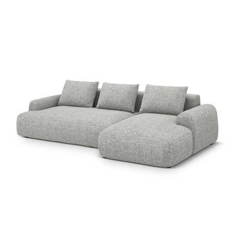 Calma 3-Sitzer Ecksofa mit Schlaffunktion und Stauraum, Rechte Seite, aus Strukturierter Stoff in Olive (Baltimore Pistachio), 275x142x84 cm von Cosmopolitan Design – Bild 3