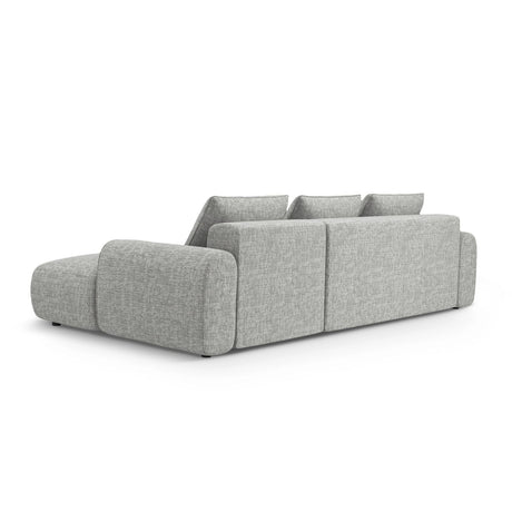 Calma 3-Sitzer Ecksofa mit Schlaffunktion und Stauraum, Rechte Seite, aus Strukturierter Stoff in Olive (Baltimore Pistachio), 275x142x84 cm von Cosmopolitan Design – Bild 5