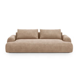 Calma 3-Sitzer Sofa aus Samt in Dunkelbeige (Vogue 3), 200x100x84 cm von Cosmopolitan Design – Bild 1