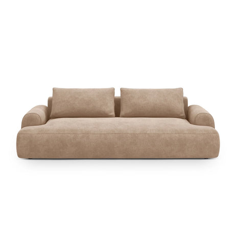 Calma 3-Sitzer Sofa aus Samt in Dunkelbeige (Vogue 3), 200x100x84 cm von Cosmopolitan Design – Bild 1