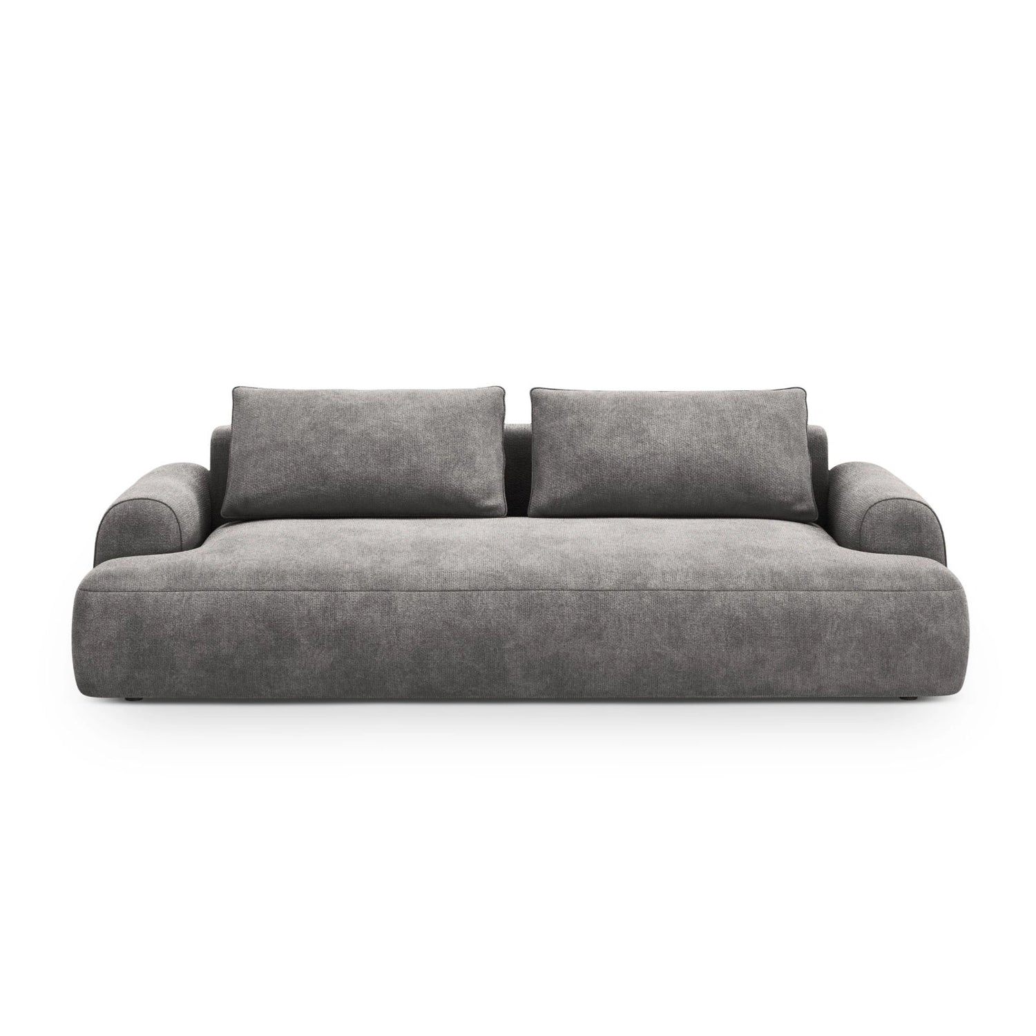 Calma 3-Sitzer Sofa aus Samt in Grau (Vogue 15), 200x100x84 cm von Cosmopolitan Design – Bild 1