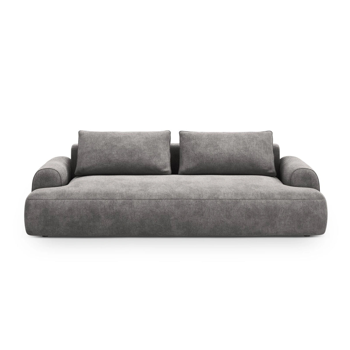Calma 3-Sitzer Sofa aus Samt in Grau (Vogue 15), 200x100x84 cm von Cosmopolitan Design – Bild 1