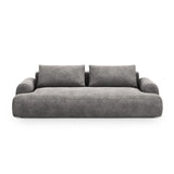 Calma 3-Sitzer Sofa aus Samt in Grau (Vogue 15), 200x100x84 cm von Cosmopolitan Design – Bild 1