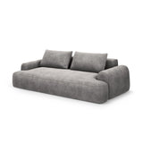 Calma 3-Sitzer Sofa aus Samt in Grau (Vogue 15), 200x100x84 cm von Cosmopolitan Design – Bild 2