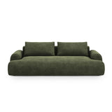 Calma 3-Sitzer Sofa aus Samt in Grün (Vogue 11), 200x100x84 cm von Cosmopolitan Design – Bild 1